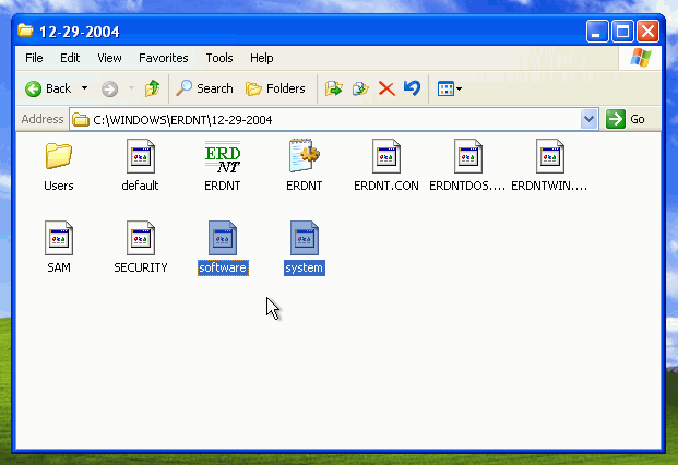 I may ask you to zip up and send me the "software" and/or "system" files.